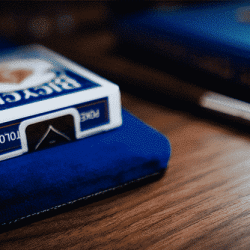 Suede Leather Medium Pad / Blauw