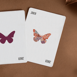 Butterfly Seasons Marked Playing Cards (Fall)