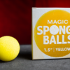 Magic Sponge Balls 4 pack Geel ( 1,5
